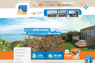 Site responsive pour Cap de Brhat
