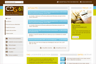 Site responsive et mobile CDG61