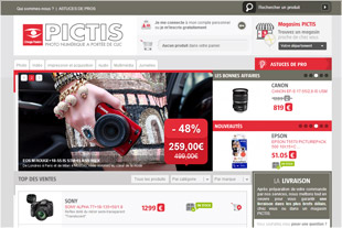 Site e-commerce matriels High Tech