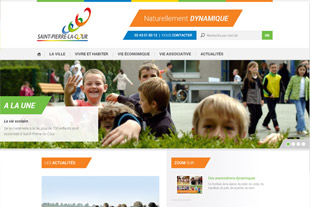 Site responsive et mobile Saint-Pierre-La-cour