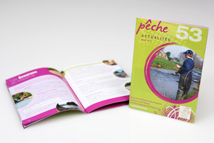 Conception de la brochure Peche 53